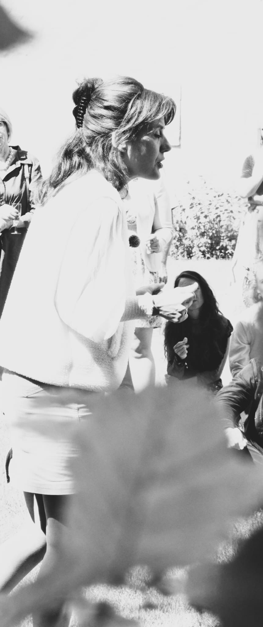 So sieht sie aus, wenn sie glücklich und in ihrem Element ist 